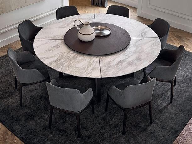 Some of the most elegant round dining room tables 2021