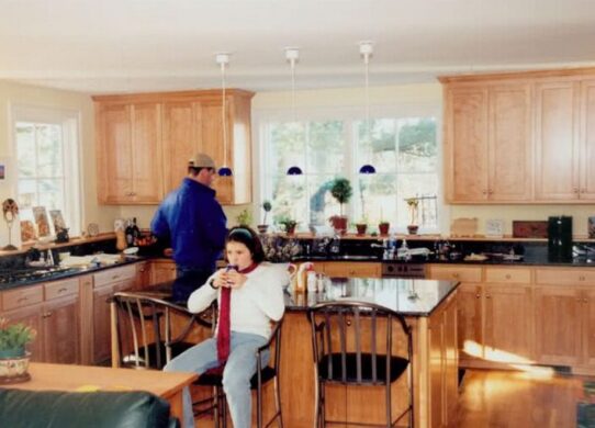 How to raise the height of the kitchen counters.