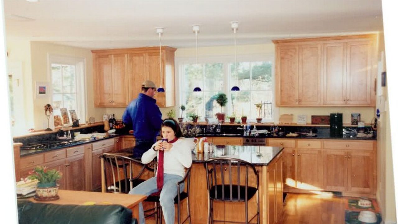 How to raise the height of the kitchen counters.