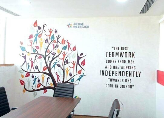 Inspirational ideas for office wall design and decoration