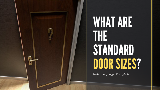 Standard doors sizes from the most popular doors